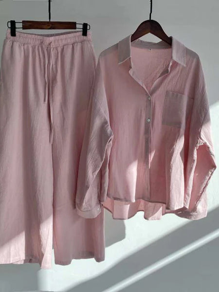 fashionable Women's Slacks Cotton Shirt 2.0