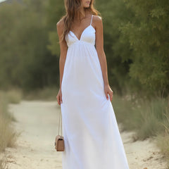 Nushrat Bharucha Muse Spaghetti Strap Flare Maxi Dress