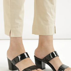 Beige Cotton Pant
