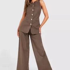 Mrunal Thakur Muse Front Waistcoat & Trousers