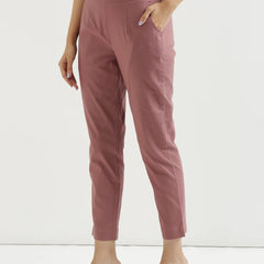 Rose Taupe Cotton Pant
