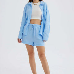 Ocean Haze – Handcrafted Cotton Set