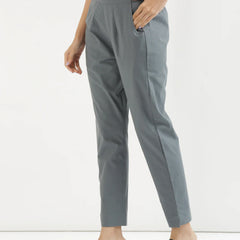 Cement Grey Cotton Pant