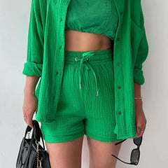 Emerald Muse – Soft Cotton Twin Set