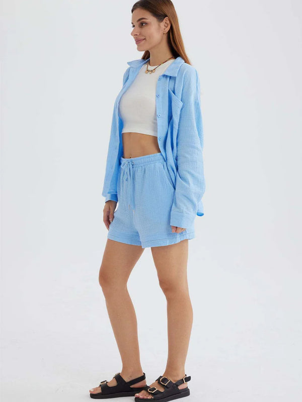 Ocean Haze – Handcrafted Cotton Set