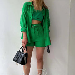 Emerald Muse – Soft Cotton Twin Set