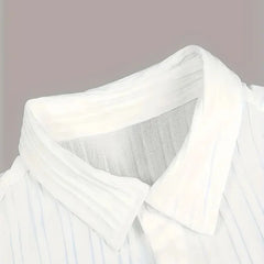 Men’s White Pleated Co-Ord Set