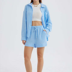 Ocean Haze – Handcrafted Cotton Set