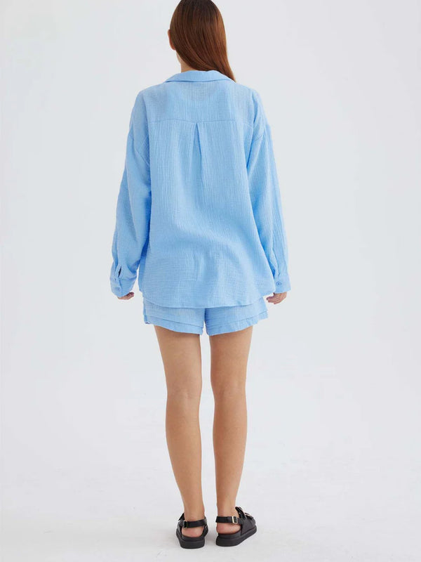 Ocean Haze – Handcrafted Cotton Set