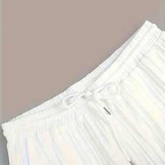 Men’s White Pleated Co-Ord Set