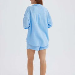 Ocean Haze – Handcrafted Cotton Set