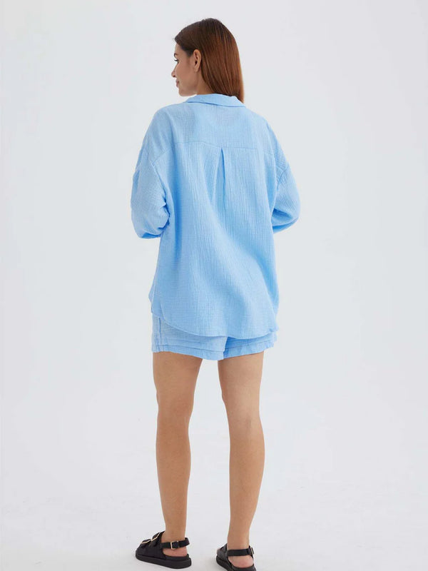 Ocean Haze – Handcrafted Cotton Set