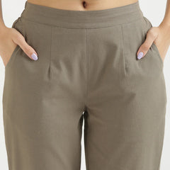 Grey Cotton Pant