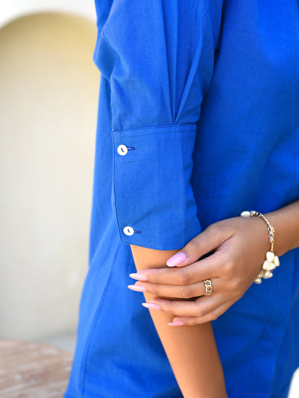 Blueberry Linen Coord Set