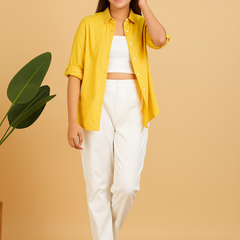 Comfy White Cotton Pants