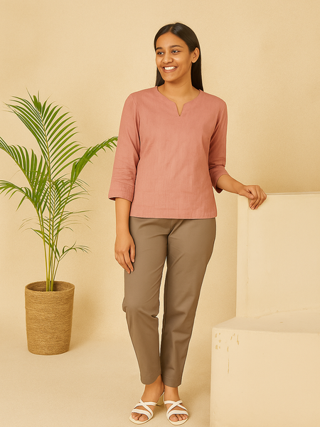 Grey Cotton Pant
