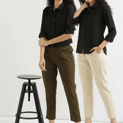 Pack Of 2 Everyday Cotton Pants For Women