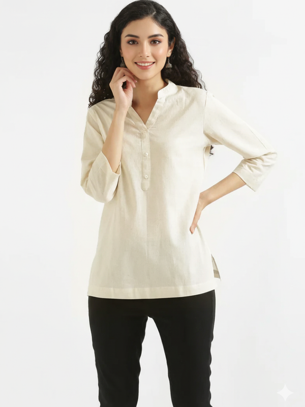 Cotton Short Kurta For Women
