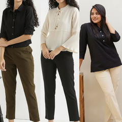 Pack Of 3 Everyday Cotton Pants For Women