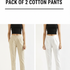 Pack Of 2 Women Cotton Pant