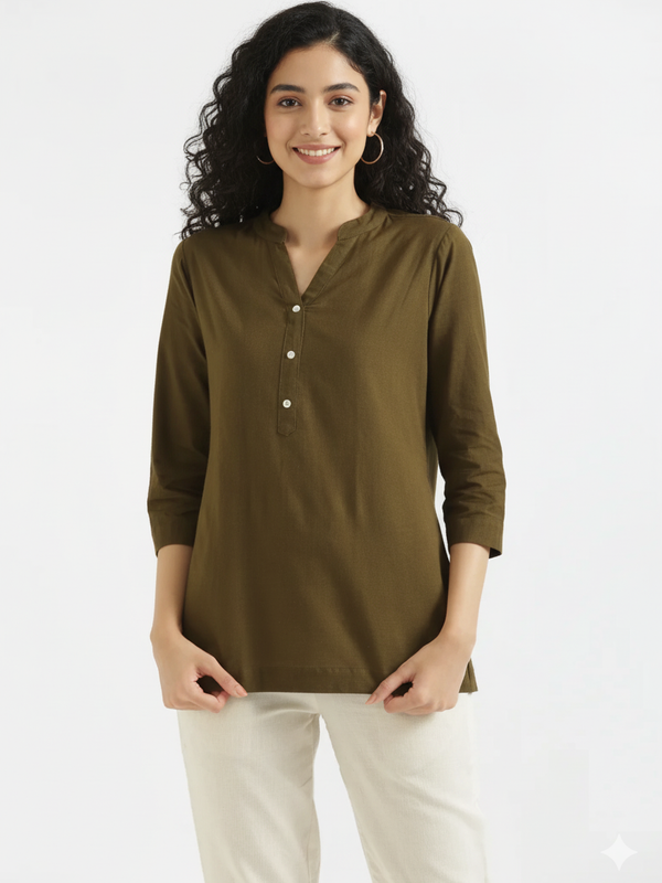 Cotton Short Kurta For Women