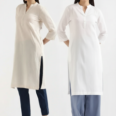 Pack Of 2 Long Cotton Kurti For Women