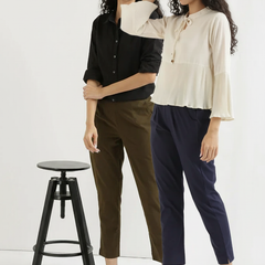 Pack Of 2 Everyday Cotton Pants For Women