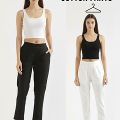 Pack Of 2 Women Cotton Pant