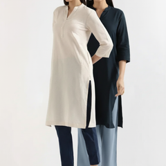 Pack Of 2 Long Cotton Kurti For Women