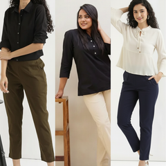 Pack Of 3 Everyday Cotton Pants For Women