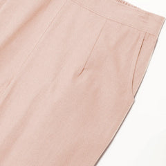 Salmon Pink Cotton Pant