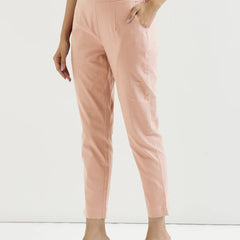 Salmon Pink Cotton Pant