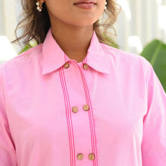 Rose Cookie Linen Coord Set