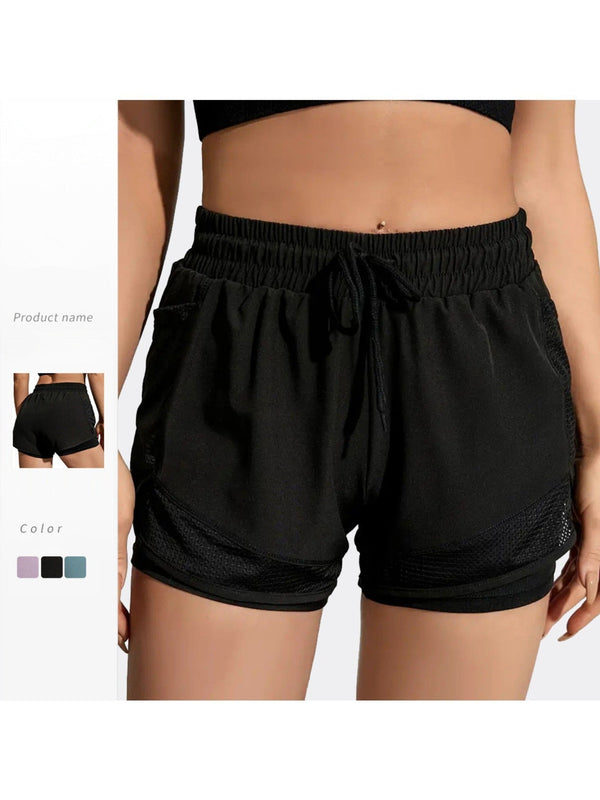 Chic Yoga Shorts Set