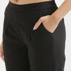 Classic Black Comfort Pants