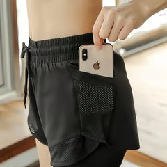 Chic Yoga Shorts Set