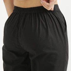 Classic Black Comfort Pants