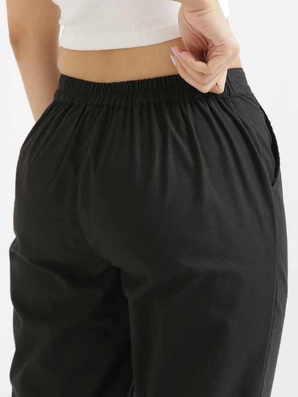 Classic Black Comfort Pants