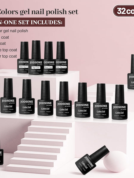 Vibrant Gel Nail Polish Set