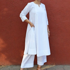 Elegant White Kurta Set