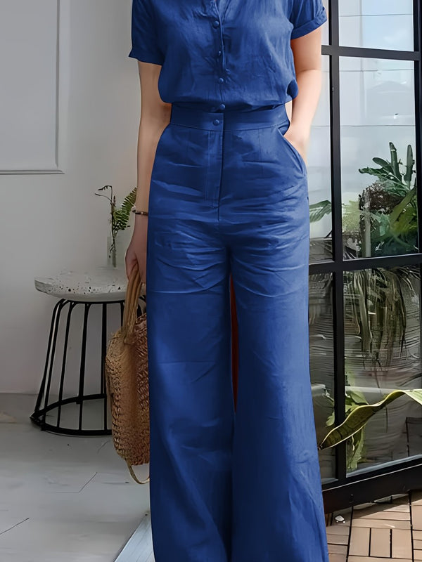 Short Sleeve Top & Pants Set