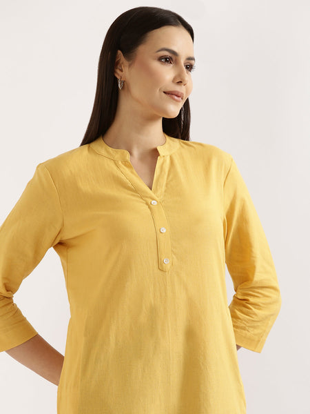 Breezy Linen Long Kurta
