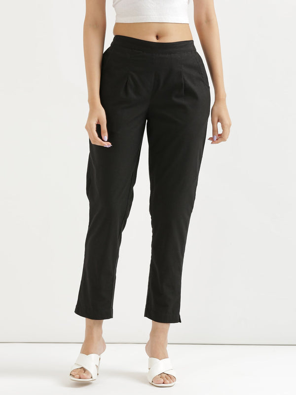 Classic Black Comfort Pants