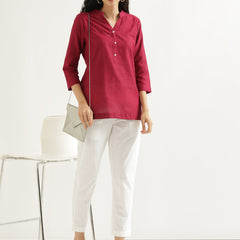 Comfy White Cotton Pants