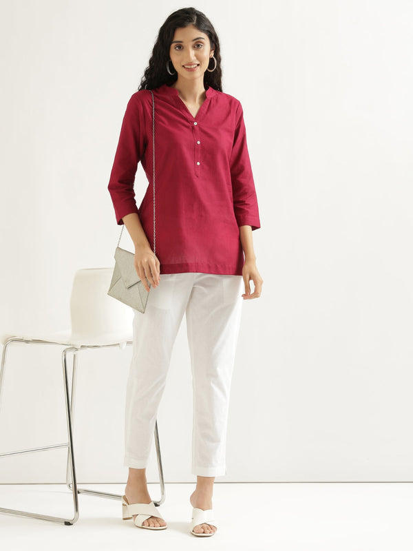 Comfy White Cotton Pants