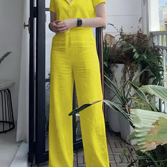 Short Sleeve Top & Pants Set