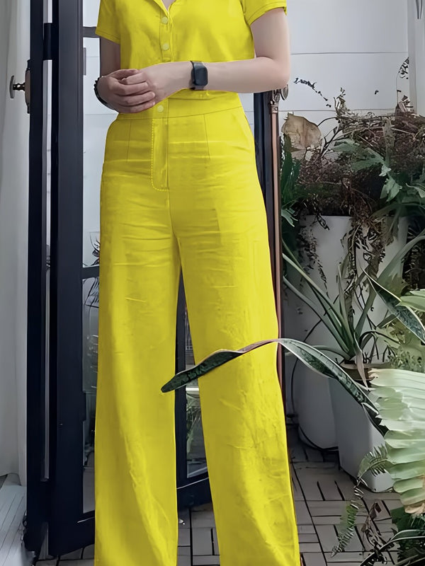 Short Sleeve Top & Pants Set