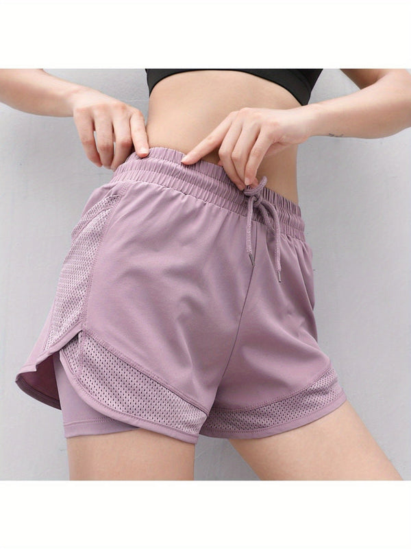 Chic Yoga Shorts Set