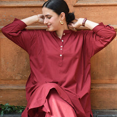 Stylish Maroon Comfort Set