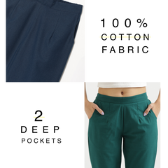 Comfy White Cotton Pants